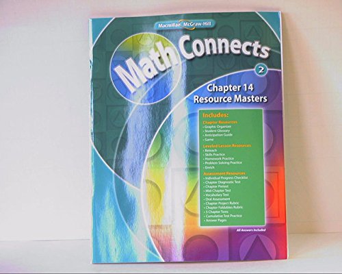 Imagen de archivo de Math Connects Level 2, Chapter 14 Resource Masters ISBN 0021072361 9780021072361 2009 by Macmillan/McGraw-Hill a la venta por SecondSale