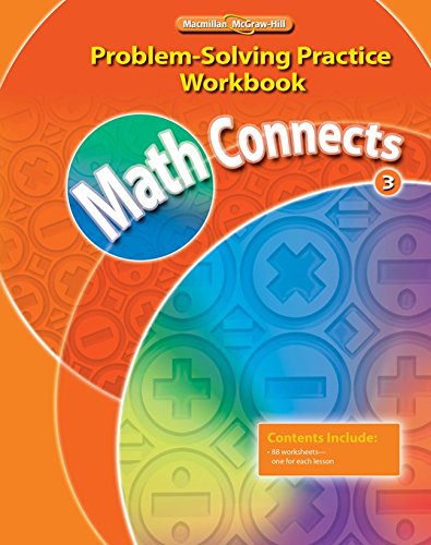 9780021072910: Math Connects Grade 3 Problem-Solving Practice Workbook