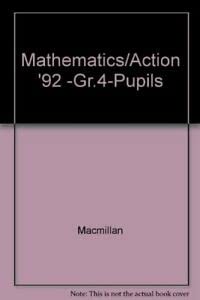 Stock image for Mathematics/Action '92 -Gr.4-Pupils for sale by Better World Books: West