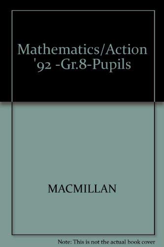 Stock image for Macmillan, Mathematics In Action 8th Grade, 1992 ISBN: 0021090084 [Import] for sale by Ergodebooks