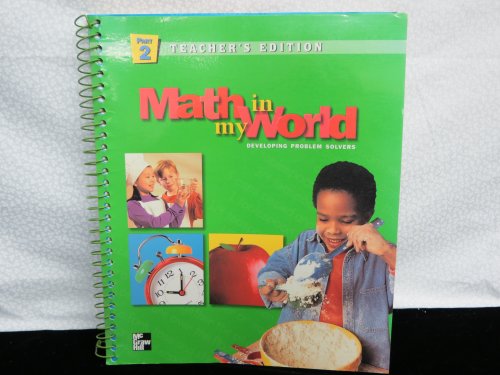 9780021103270: Math in My World Teacher's Edition (Grade 2 Volume 2)