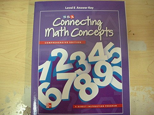 Stock image for Connecting Math Concepts Level E, Additional Answer Key for sale by ThriftBooks-Atlanta