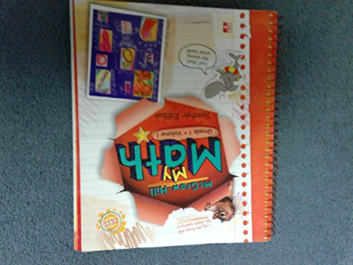 Stock image for McGraw-Hill My Math Grade 1 Volume 1 Teacher Edition, CCSS, Common Core State Standards edition for sale by ThriftBooks-Atlanta