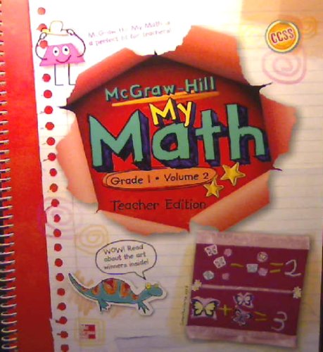 Stock image for My Math Grade 1 Te Vol 2 for sale by Booksavers of MD