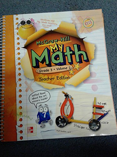 Imagen de archivo de My Math, Grade 3, Vol. 2, Teacher Edition a la venta por Textbooks_Source