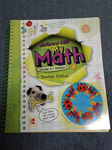 Stock image for My Math, Vol. 1: Grade 4, Teacher Edition for sale by ThriftBooks-Atlanta