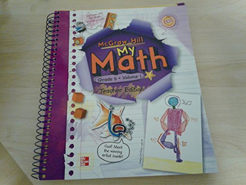 Stock image for My Math, Vol. 1, Grade 5, Teacher Edition ; 9780021162079 ; 0021162077 for sale by APlus Textbooks