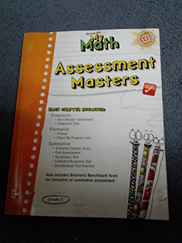 9780021162093: My Math Grade 3 Assessment Masters