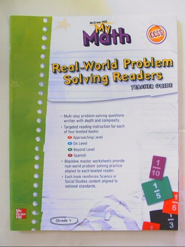 Stock image for My Math (Grade 4): Real-World Problem Solving Readers - Teacher's Guide for sale by TextbookRush