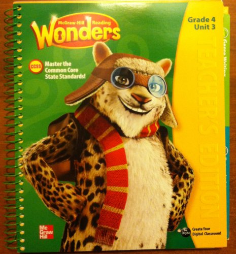 Stock image for Mcgraw Hill Reading Wonders- Teachers Manual Grade 4, Unit 3 by Diane August (2014-05-03) for sale by Nationwide_Text