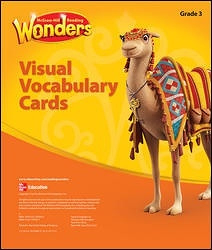 Stock image for Reading Wonders, Grade 3, Visual Vocabulary Cards (ELEMENTARY CORE READING) for sale by HPB-Red
