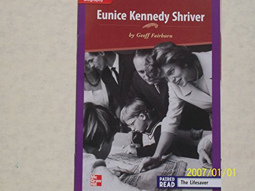 9780021192892: Reading Wonders Leveled Reader Eunice Kennedy Shriver: ELL Unit 5 Week 4 Grade 3 (ELEMENTARY CORE READING)