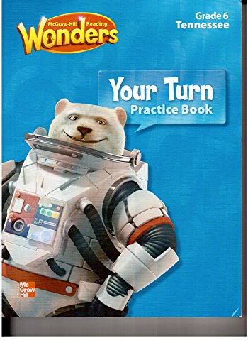 9780021253814: McGraw-Hill Reading Wonders Grade 6 Tennessee YOUR TURN Practice Book