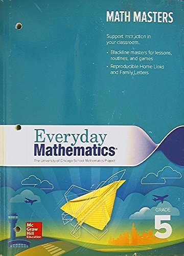 Imagen de archivo de Everyday Mathematics Math MastersGrade 5 a la venta por TextbookRush