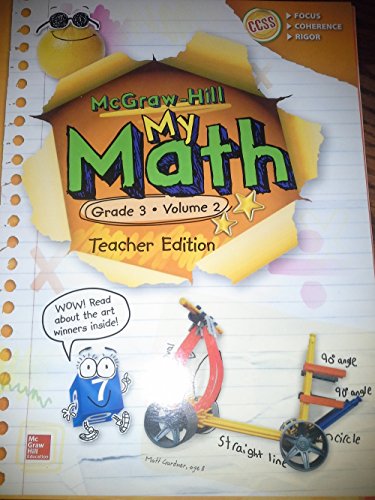 Beispielbild fr My Math Grade 3 Volume 2 Teachers Edition zum Verkauf von Blue Vase Books