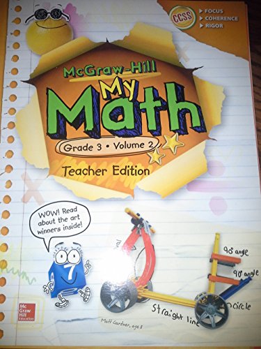 Imagen de archivo de My Math Grade 3 Volume 2 Teachers Edition a la venta por Blue Vase Books