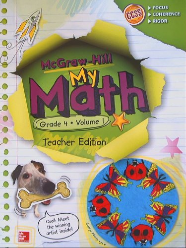 9780021383993: My Math Teacher Edition, Grade 4, Vol. 1 (2014-05-03)