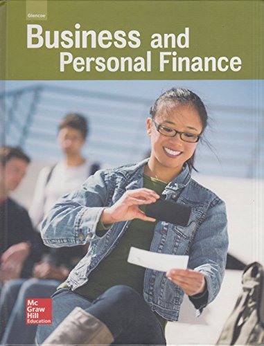 9780021400201: Glencoe Business and Personal Finance, Student Edition (PERSONAL FINANCE (RECORDKEEP))