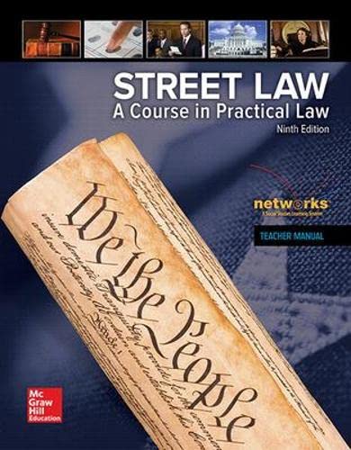 9780021429288: Street Law: A Course in Practical Law, Teacher Manual (NTC: STREET LAW)