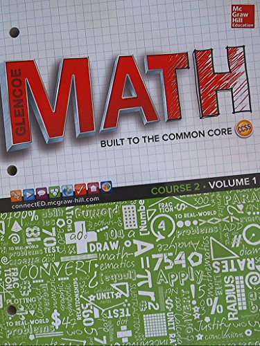 Imagen de archivo de Glencoe Math, Course 2, Student Edition, Volume 1 (MATH APPLIC & CONN CRSE) a la venta por Orion Tech