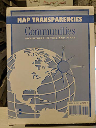 Stock image for Map Transparencies, ADVENTURES IN TIME AND PLACE, Communities, Grade 3 (Adventures in Time and Place) for sale by Dailey Ranch Books