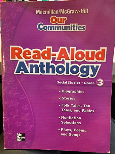 Stock image for Read-Aloud Anthology (Our Communities Social Studies Grade 3) for sale by Nationwide_Text