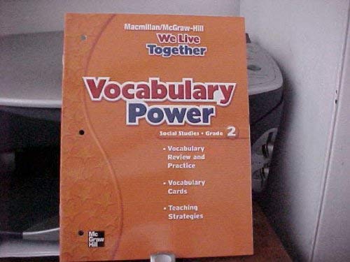 Beispielbild fr Vocabulary Power (We Live Together, Social Studies Grade 2) zum Verkauf von ThriftBooks-Dallas