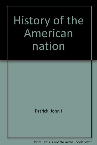 Stock image for History of the American nation for sale by dsmbooks