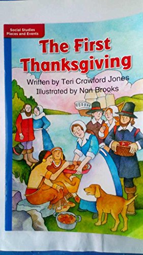 Stock image for Social Studies Places and Events The First Thanksgiving Written by Teri Crawford Jones (Blue) for sale by Better World Books