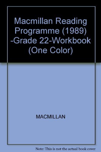 Stock image for Macmillan Reading Programme (1989)-Grade 22-Workbook (One Color) for sale by 2Vbooks