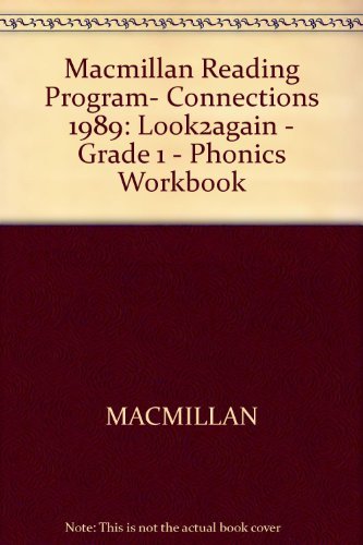 Stock image for Macmillan Reading Program- Connections 1989: Look2again - Grade 1 - Phonics Workbook for sale by ThriftBooks-Dallas