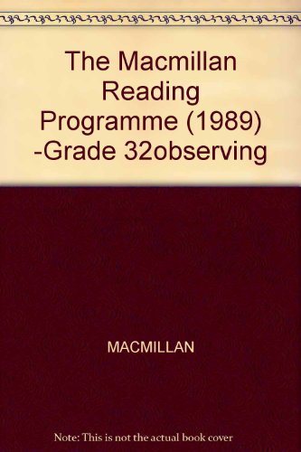 Beispielbild fr Observing (Connections, Macmillan reading program) zum Verkauf von SecondSale