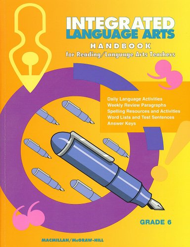 9780021804726: Integrated Language Arts Handbook for Reading/Language Arts Teachers (Grade 6)