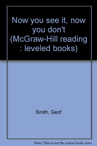 9780021850549: Title: Now you see it now you dont McGrawHill reading le
