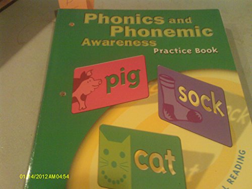 Beispielbild fr Phonics and Phonemic Awareness Practice Book zum Verkauf von Georgia Book Company