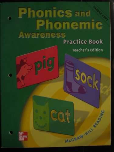 Beispielbild fr Phonics And Phonemic Awareness Practice Book Teacher's Edition Grade 3 Mcgraw-Hill Reading ; 9780021855650 ; 002185565X zum Verkauf von APlus Textbooks