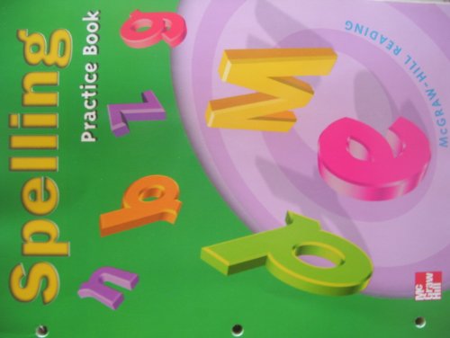 Imagen de archivo de McGraw Hill Spelling Practice Book Grade 3 a la venta por BooksRun