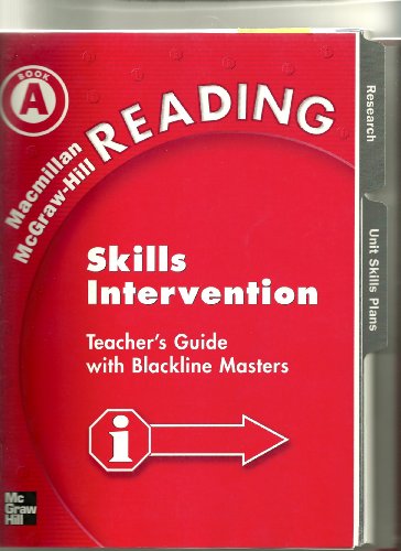 9780021905515: Skills Intervention Book A, Teacher's Guide with Blackline Masters, Gr 1-2 Intervention
