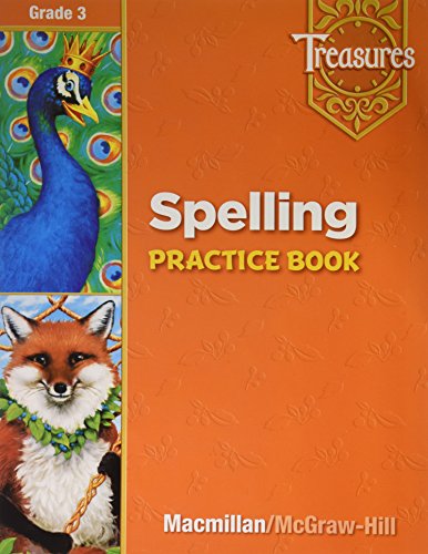 9780021936366: Treasures Spelling, Grade 3: Practice Book