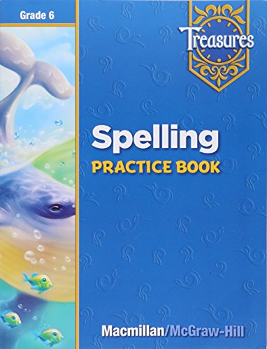 9780021936397: Treasures Spelling Practice Book Grade 6