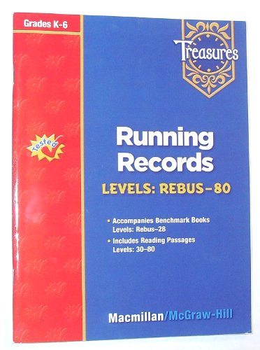 Stock image for Treasures: Running Records Levels:Rebus-80, Grades K-6 for sale by BooksRun