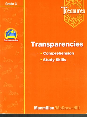 Stock image for Treasures Transparencies: Comprehension & Study Skills, Grade 3. for sale by Nationwide_Text