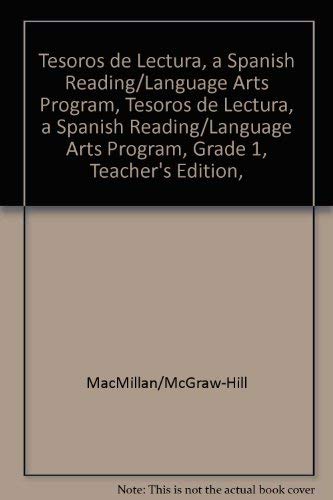 Stock image for Tesoros de lectura, A Spanish Reading/Language Arts Program, Grade 1, Teacher's Edition, Unit 5 (ELEMENTARY READING TREASURES) (Spanish Edition) for sale by Nationwide_Text