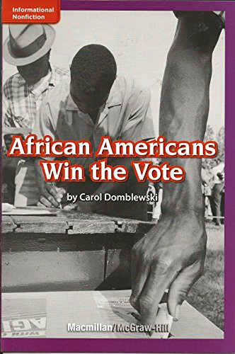 9780022004552: African Americans Win the Vote (Informational Nonf