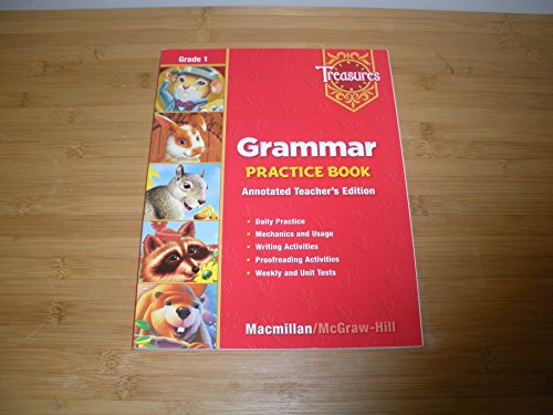 9780022010676: MacMillan Treasures Grammar Practice Book Annotate