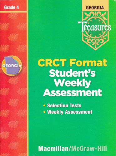 9780022015657: Georgia Treasures: CRCT Format Student's Weekly Assessment, Grade 4 [2008]