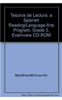 9780022047108: Tesoros de Lectura, a Spanish Reading/Language Arts Program, Grade 3, Examview CD-ROM (Elementary Reading Treasures)