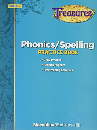 Stock image for Texas Treasures Macmillan/McGraw-Hill Phonics/Spelling Practice Book (Grade 2) (Treasures Reading Program) for sale by Ergodebooks