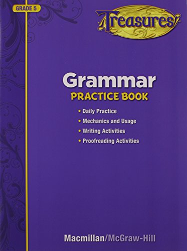Beispielbild fr Treasures Grammar Practice Book, Grade 5 zum Verkauf von BooksRun