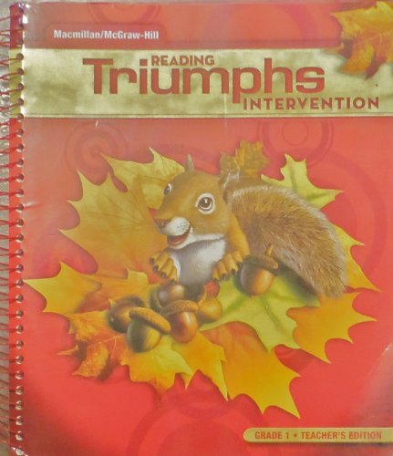 Stock image for Reading Triumphs Intervention TEACHER'S EDITION Grade 1 2011 for sale by HPB-Red
